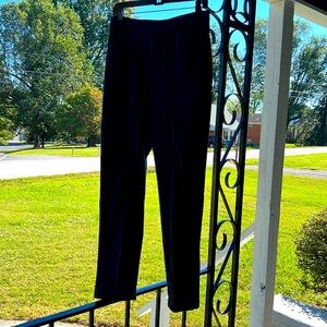 ⭐️ Crossroads black dress pants front pockets stretch women 8 tall
